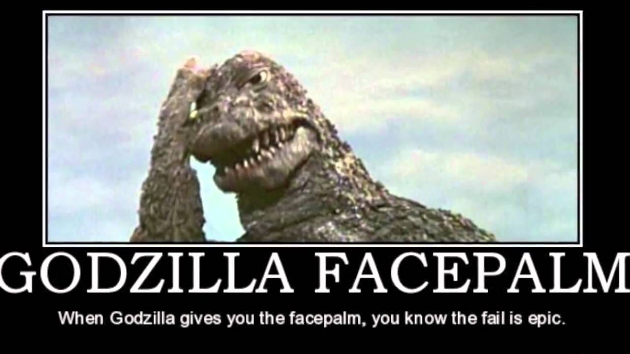 Godzilla disapproves