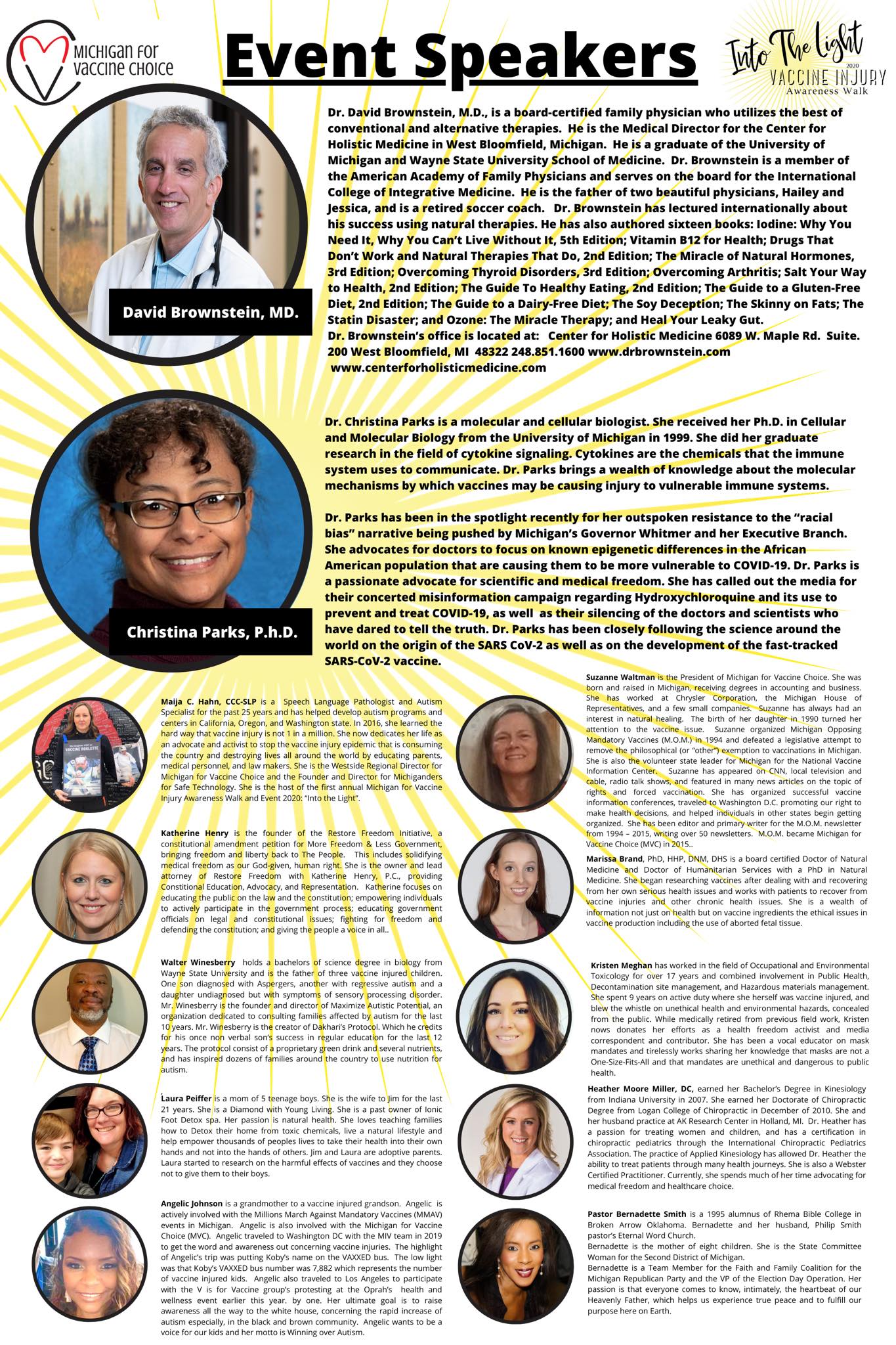 Into the Light: Vaccine Injury Awareness Walk 2020